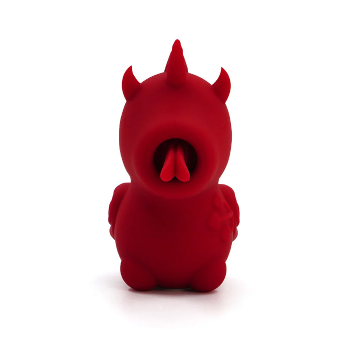 Unihorn Blaze Diablo Rechargeable Mini Unicorn Vibe With Silicone Flicking Forked Tongue Stimulator