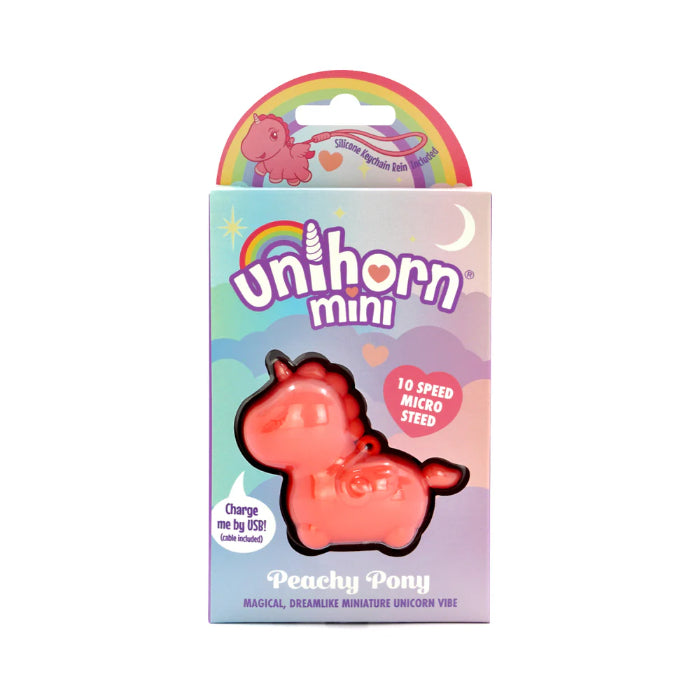 Unihorn Mini Peachy Pony Rechargeable Mini Unicorn Bullet Vibrator