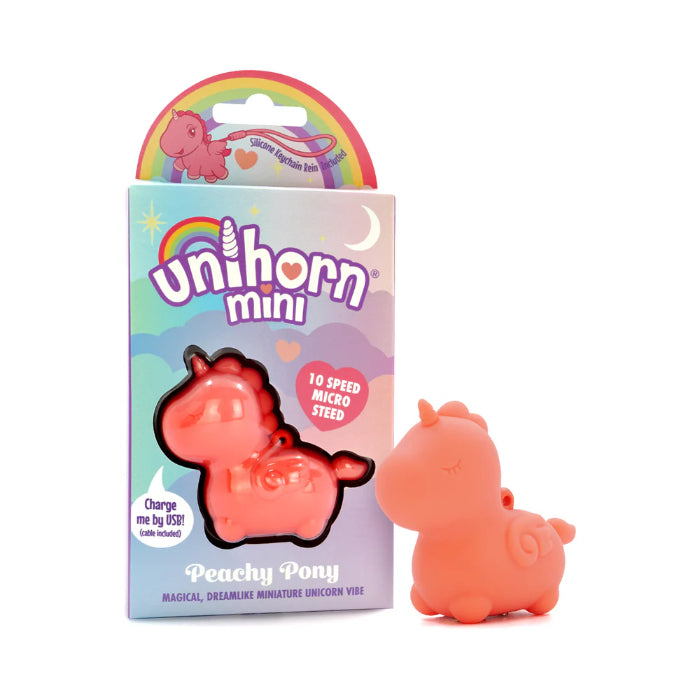 Unihorn Mini Peachy Pony Rechargeable Mini Unicorn Bullet Vibrator