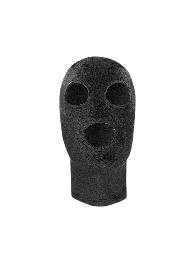 Velvet & Velcro Mask with Eye and Mouth Opening