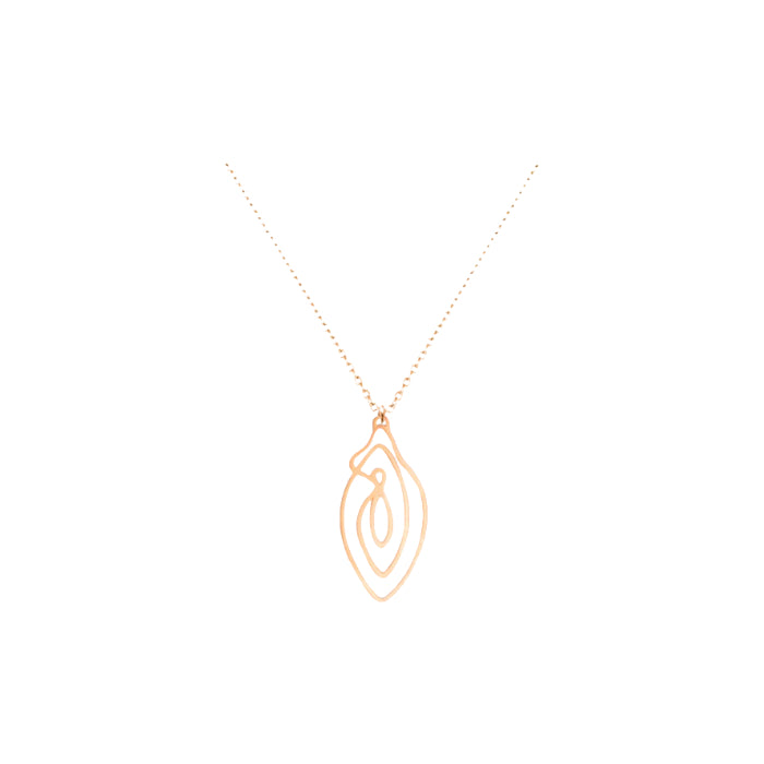 Vulva Necklace by Biird