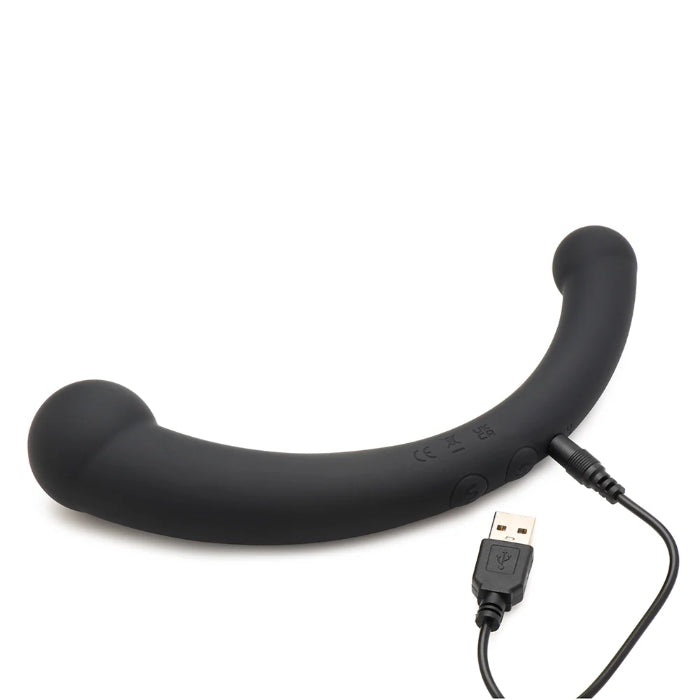 XR Master Series 10X Vibra-Crescent Silicone Dual Ended Rechargeable G-Spot Vibrator