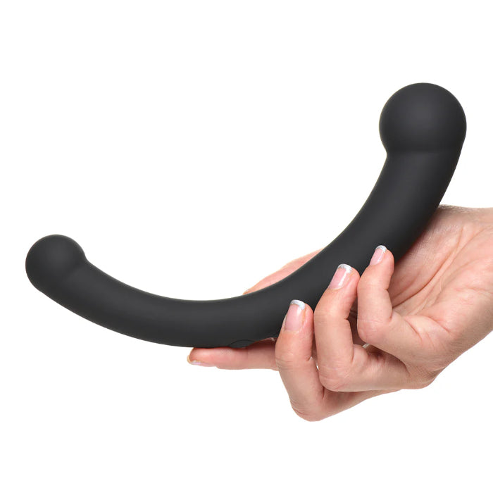 XR Master Series 10X Vibra-Crescent Silicone Dual Ended Rechargeable G-Spot Vibrator