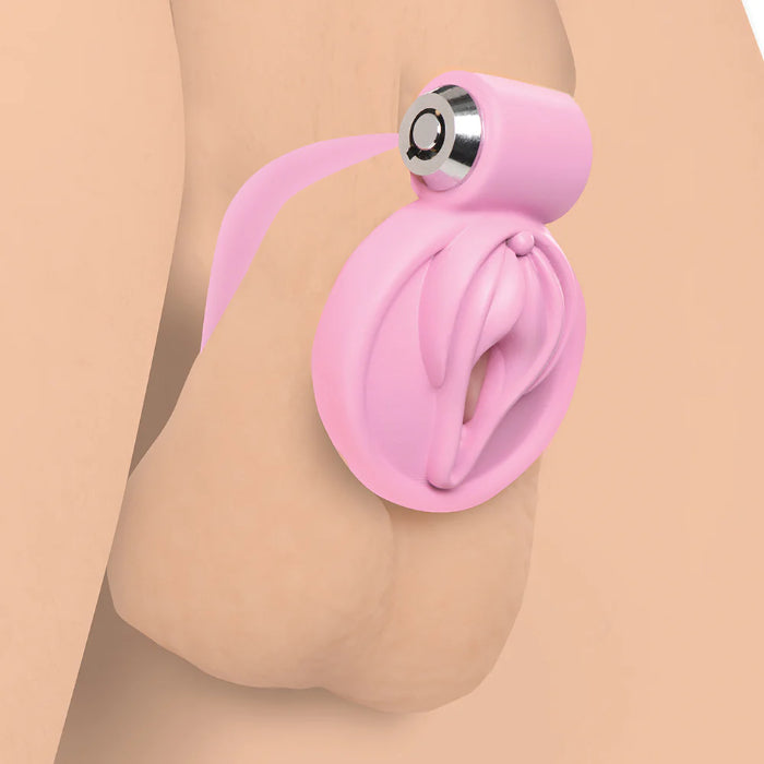 XR Master Series Pussification Vulva Locking Chastity Cage