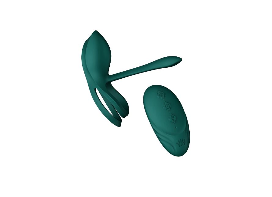 Zalo Bayek Vibrating App-Enabled Couples Ring With Extending Arm