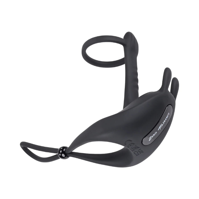 Zero Tolerance Saddle Up Silicone Rechargeable Vibrating Cock Ring & Shaft Girth Enhancer With Adjustable Fit