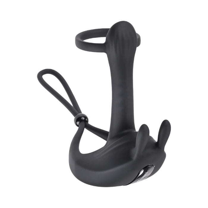 Zero Tolerance Saddle Up Silicone Rechargeable Vibrating Cock Ring & Shaft Girth Enhancer With Adjustable Fit