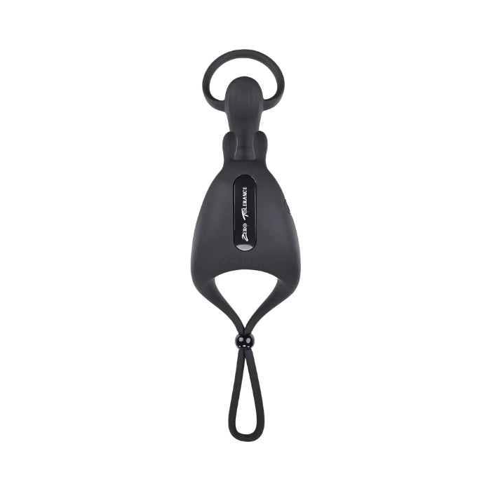 Zero Tolerance Saddle Up Silicone Rechargeable Vibrating Cock Ring & Shaft Girth Enhancer With Adjustable Fit